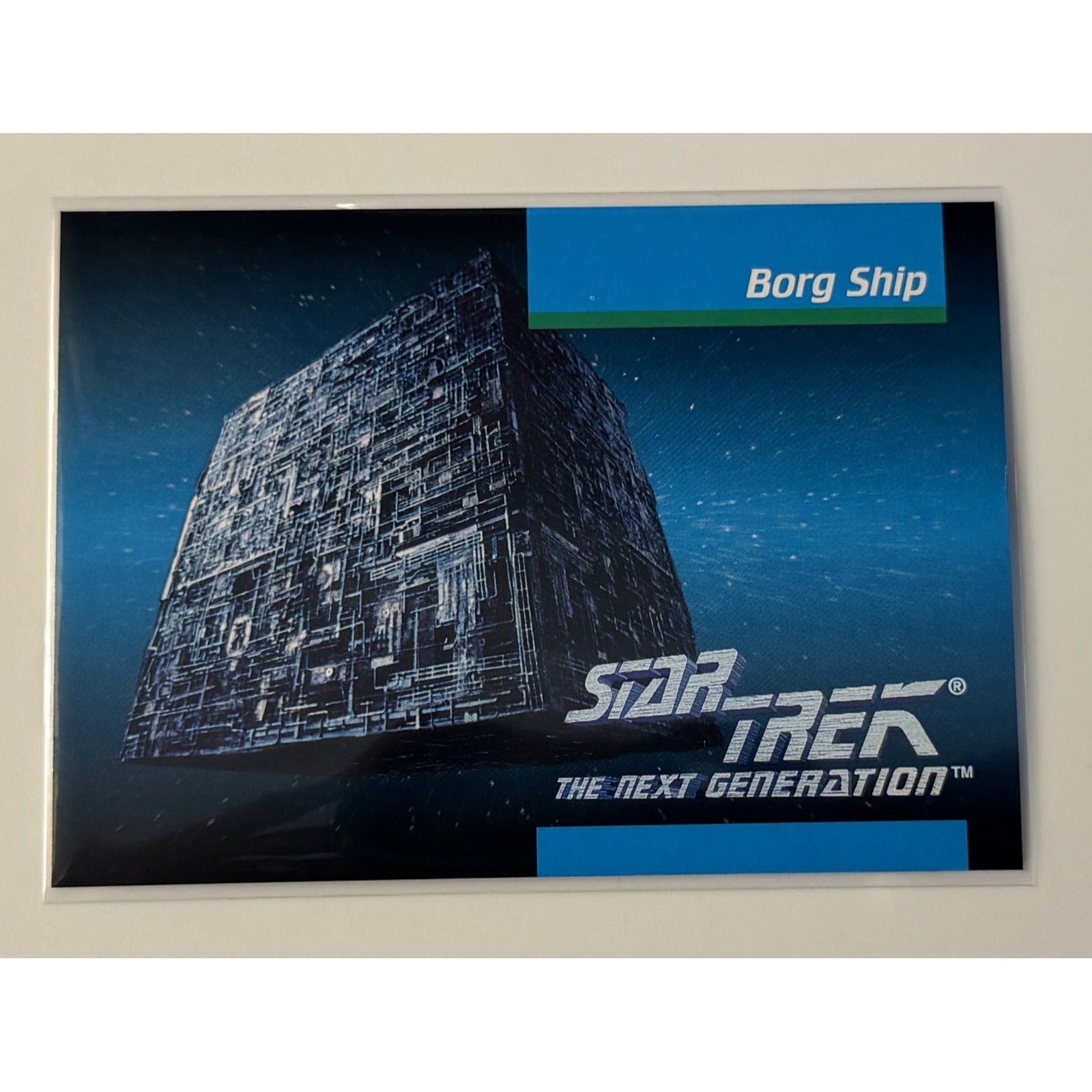 1992 Paramount Impel Star Trek: The Next Generation #037 - Borg Ship - Near Mint