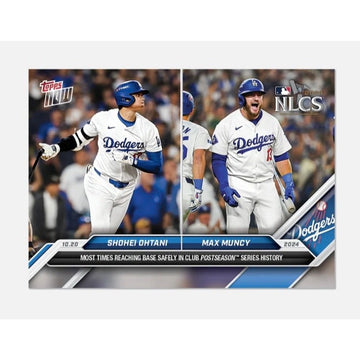 ONLY 6767 Printed Shohei Ohtani Max Muncy 2024 Topps NOW #858 MLB Dodgers NLCS