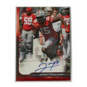 Jelani Thurman 2024 Pulse Premiere Auto Red /75 Ohio State Buckeyes TE NM