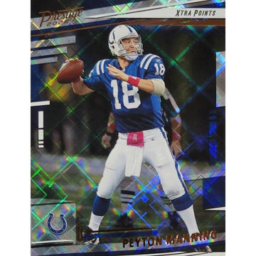 2022 Prestige Peyton Manning Diamond Parallel Xtra Points SP #131 Colts Prizm