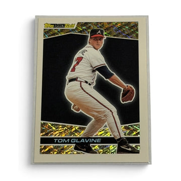 1993 Topps Black Gold Tom Glavine #6 MLB Atlanta Braves HOF Insert Card