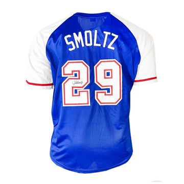 John Smoltz Signed Atlanta Braves Royal Blue Jersey JSA Certified MLB Auto