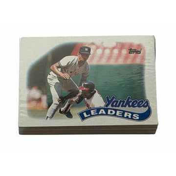 Vintage 1989 Topps Baseball Sealed Card Lot Yankees Leaders Randy Johnson RC