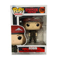 Robin Funko Pop 1299 Stranger Things figure in camo outfit in box