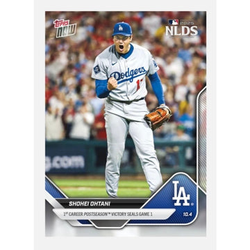 Limited PR Shohei Ohtani 1st Victory 2025 Topps NOW #821 MLB Dodgers Card