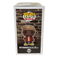 Funko Pop Notorious BIG 153 collectible figure with champagne Hot Topic exclusive Pop Rocks box display