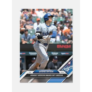 Shohei Ohtani 2024 Topps NOW #413 MLB LA Dodgers 200th HR Milestone