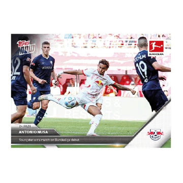 226 Printed Antonio Nusa RC 2024 Topps NOW Bundesliga #006 Debut NM Rookie