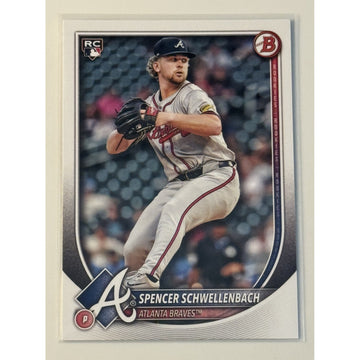 2025 Bowman Spencer Schwellenbach Rookie* MLB Atlanta Braves Card #78 Near Mint!