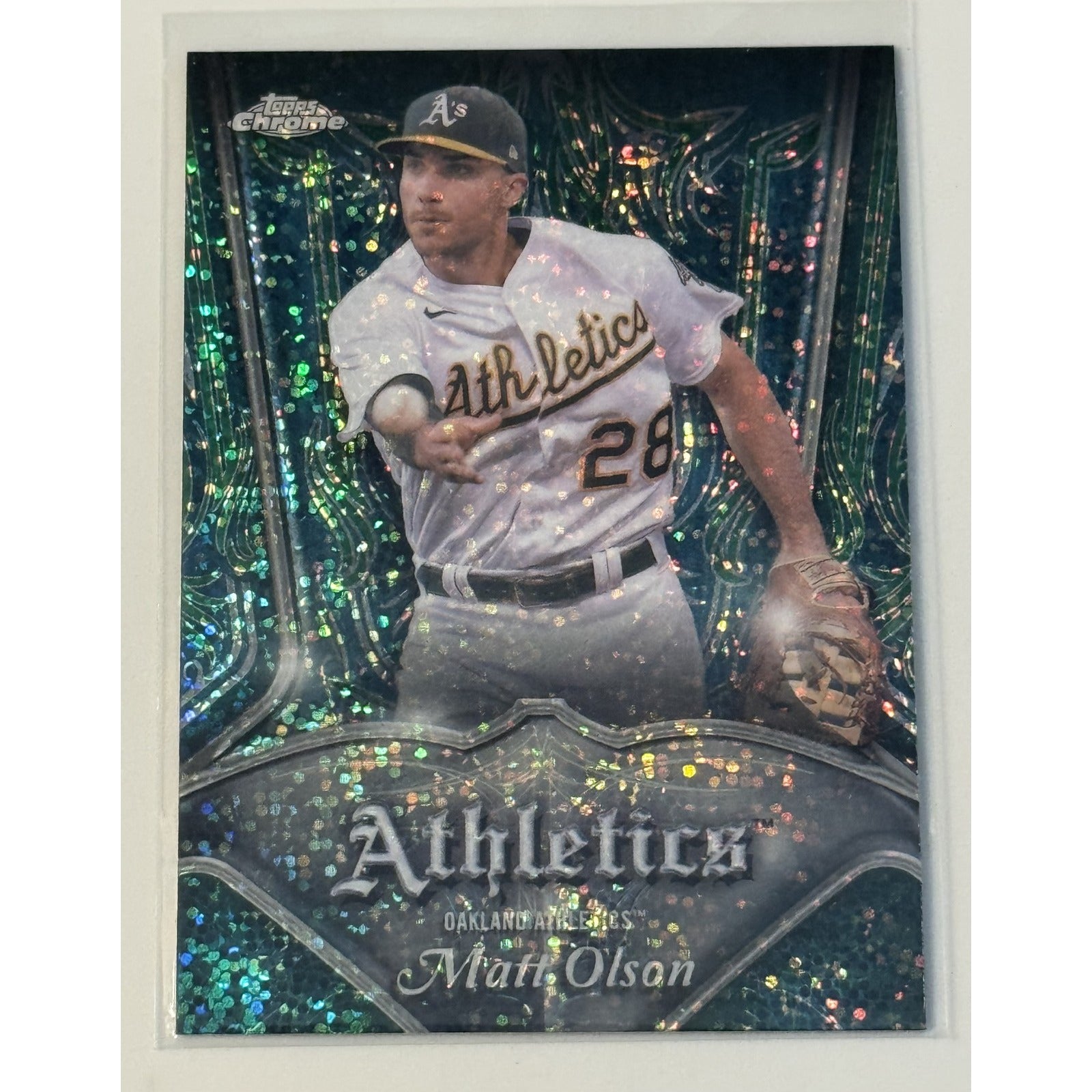 2022 Topps Chrome Matt Olson MLB Atlanta Braves Card #P-17 - Near Mint or Better