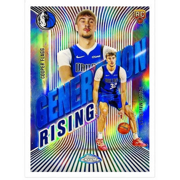 Cooper Flagg RC 2025 Topps Chrome Generation Rising Refractor Mavericks