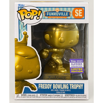 Funko Freddy Bowling Trophy Gold SE 2023 Summer Convention Limited Edition