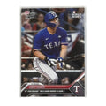 2023 WORLD SERIES Corey Seager Topps NOW Texas Rangers baseball card featuring Game 3 winning home run