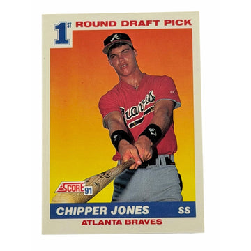 Chipper Jones RC 1991 Score #671 1st Round Draft Pick MLB Braves Rookie