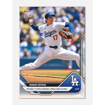 ONLY 8886 Printed Shohei Ohtani 2025 Topps NOW #338 MLB Dodgers First K