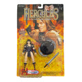 Vintage Toy Biz Xena Warrior Princess action figure with sword and shield from Hercules Legendary Journey in original sealed packaging