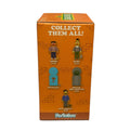 Super7 Sesame Street ReAction blind box mini figure collectible packaging with characters Ernie, Bert, Oscar the Grouch, Guy Smiley, and mystery figure design