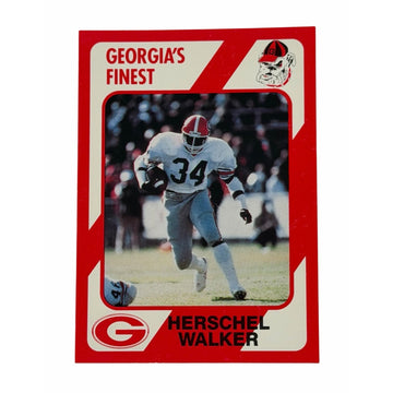 JUST PULLED 1989 Georgia Football 1st Edition UGA Legends 8 Card Lot Sealed Pack