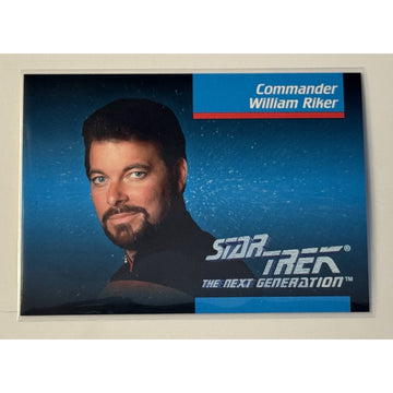 1992 Paramount Impel Star Trek: The Next Generation William Riker #005 Near Mint