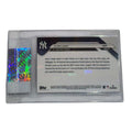 Aaron Judge 2025 Topps Now #697 CGC certified Yankees HR milestone card back view