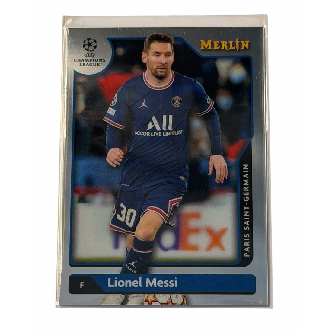 Lionel Messi Topps Lionel Messi 2022 Topps Merlin UEFA 30 PSG Argentina Soccer Futbol Card