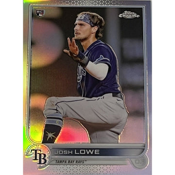 2022 Topps Chrome Josh Lowe* RC Refractor Baseball Card #83 - MLB Tampa Bay Rays