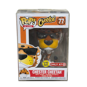 Chester Cheetah Funko Pop 77 Target Glow In Dark Ad Icons Cheetos Vinyl Figure