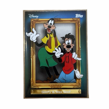 Disney Topps Neon Goofy & Max Goof FF-23 Foil Trading Card Family Favorites