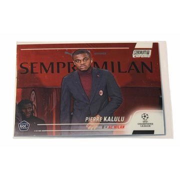 Pierre Kalulu RC 2021-22 Topps Stadium Club Chrome #20 AC Milan Rookie Card
