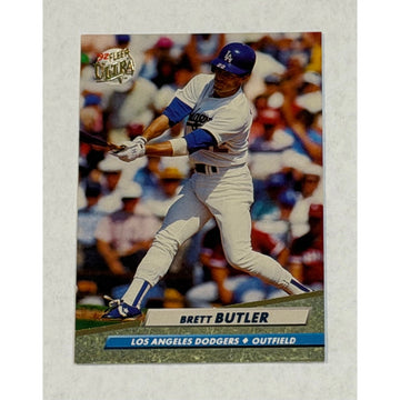 Vintage Brett Butler 1992 Fleer Ultra #209 MLB Los Angeles Dodgers Card