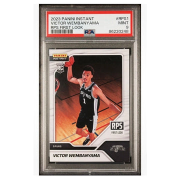 Victor Wembanyama RC 2023 Panini Instant RPS First Look #RPS1 PSA 9 Spurs