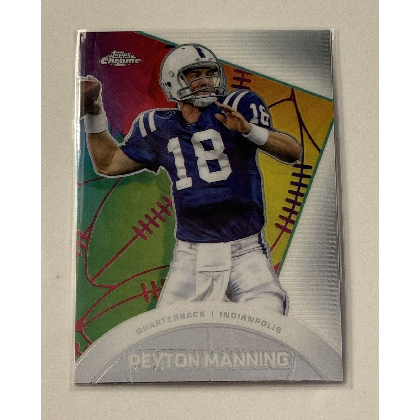2023 Topps Composite Peyton Manning Topps Chrome All-Etch #CAE-7 - NFL Colts HOF