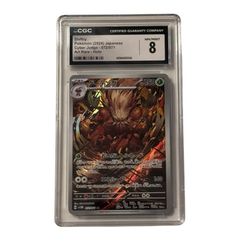 Shiftry 2024 Pokémon Japanese Cyber Judge Art Rare Holo CGC 8 card in slab
