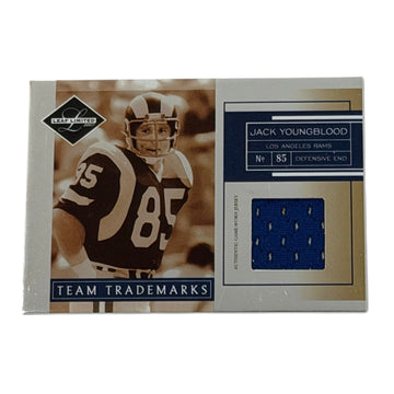 /99 Jack Youngblood 2007 Leaf Limited Team Trademarks Patch NFL Rams