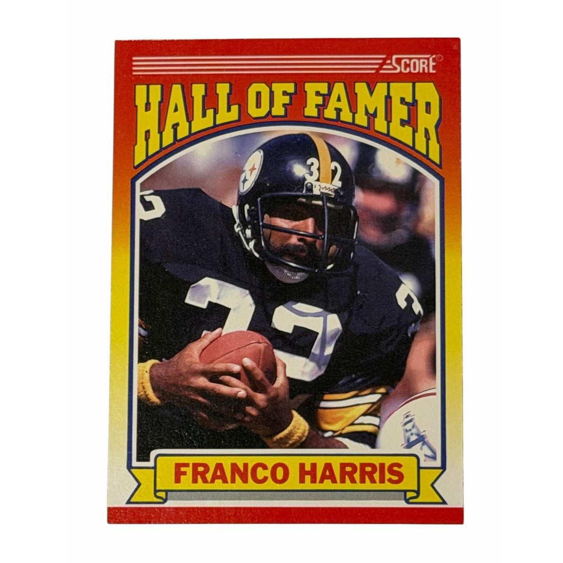 Vintage Franco Harris NFL Pittsburgh Steelers Vintage Franco Harris NFL Pittsburgh Steelers Hall Of Famer 1990 Score 595