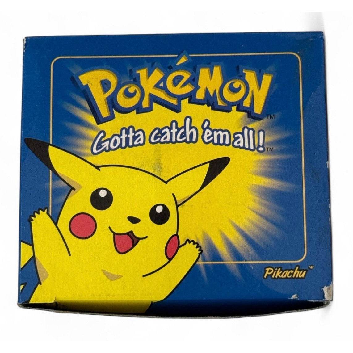 Vintage 1999 Pokémon Pikachu 23K Gold-Plated Burger King promo card sealed in box